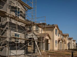 Land surveying for townhome development construction in Baltimore